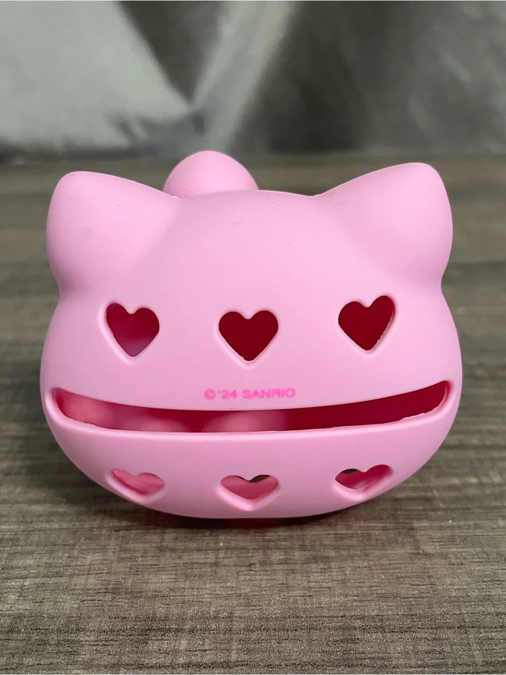 Sanrio Hello Kitty Pink Silicone Make Up Blending Sponge Case